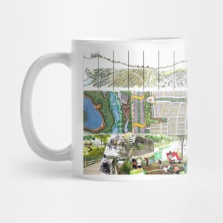 wetland landscape park design Mug